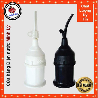 Đui Đèn E27 Kín Nước (Đen Hoặc Trắng)