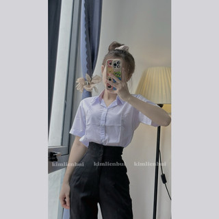[Mã 21] Quần Tây 2 Nút Bọc Vải