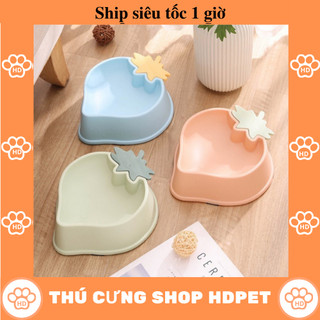 Bát Ăn Nhựa Hình Trái Cây Siêu Dễ Thương Cute Cho Chó Mèo nhiều hình