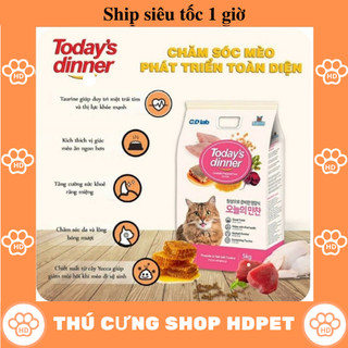 Thức ăn cho mèo Todays Dinner 5kg, Thức ăn cho mèo Today dinner tất cả các giai đoạn