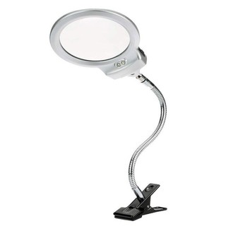 Kính lúp kẹp bàn có đèn - Kính lúp sửa chữa điện tử