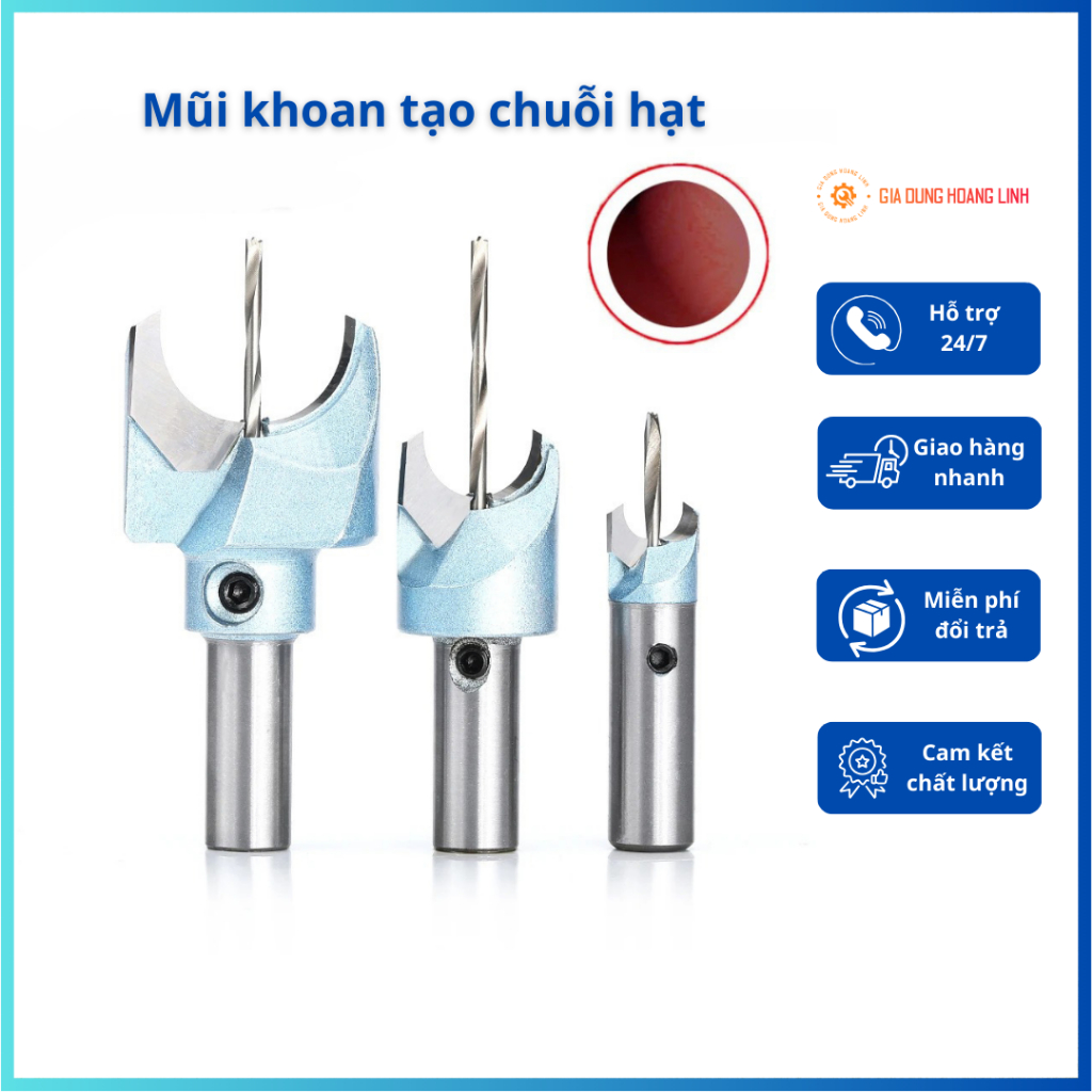 Mũi khoan tạo hạt chuỗi tròn