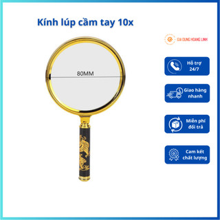 Kính lúp cầm tay mini 10x magnifier V2
