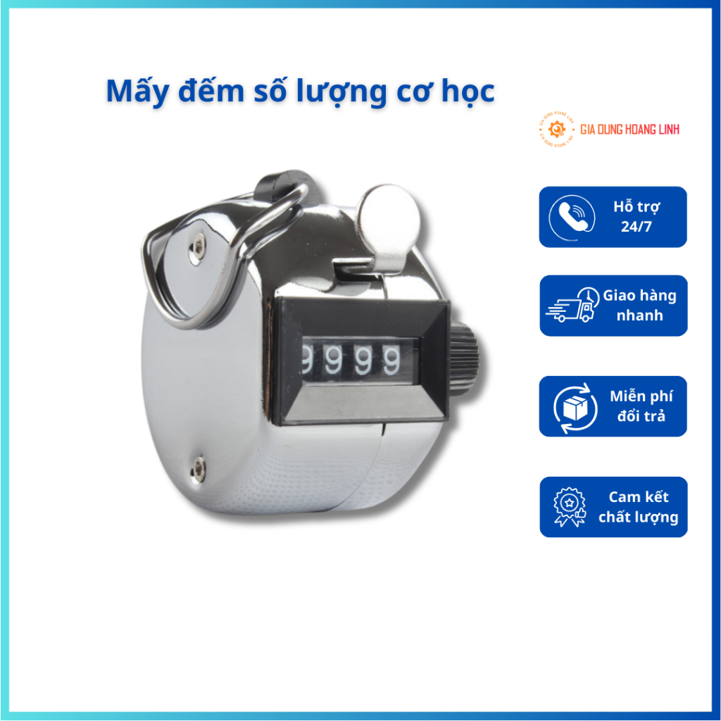 Máy đếm cầm tay 4 số cơ học
