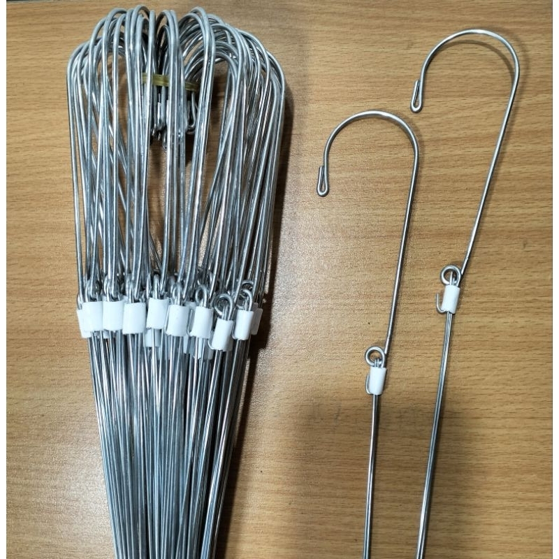 100c móc kẽm treo chậu lan 80cm