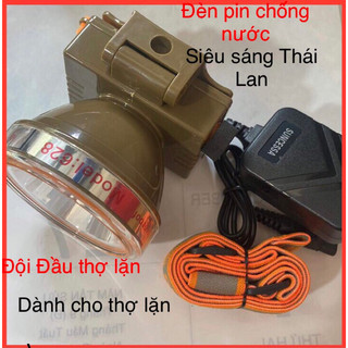 Đèn pin đội đầu thợ lặn chống nước siêu sáng kl 628