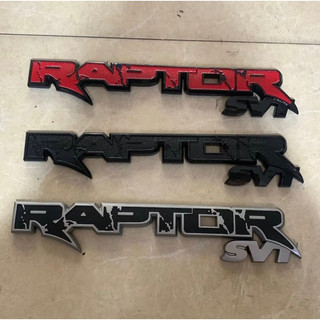 Logo chữ RAPTOR 3D nổi dán trang trí Xe Ford Ranger (Hàng chất)