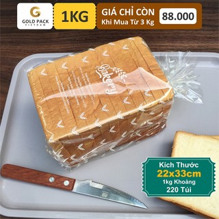 1kg túi đựng bánh gối, sandwich khuôn nhỏ