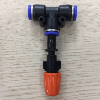Béc phun sương đơn cam một cửa gắn T 8mm,10mm,12mm