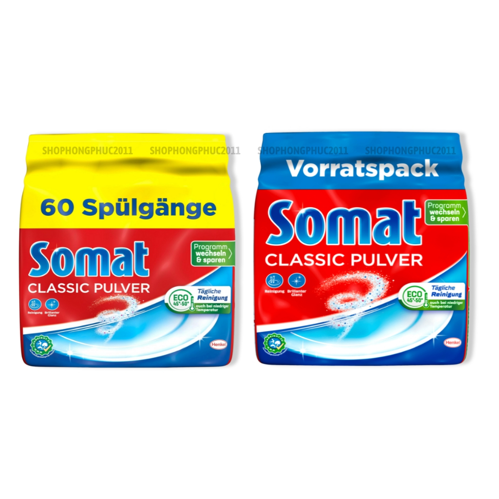 Bột rửa chén Somat Classic Pulver 960g của Đức