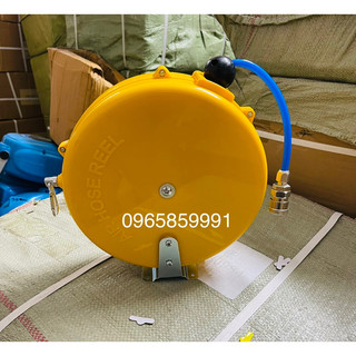 Cuận Dây Hơi Rút Tự Động Dài 9 Mét Dây Nén Khí Áp Lực Chất Liệu PU Kích Thước Ống 5mm x 8mm DCT 0204
