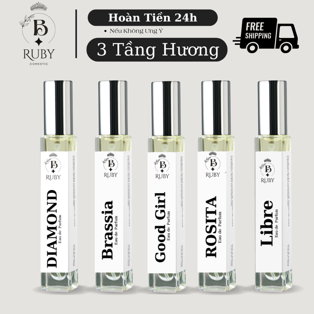 [Chai 10ml] Nước Hoa Ruby Perfume