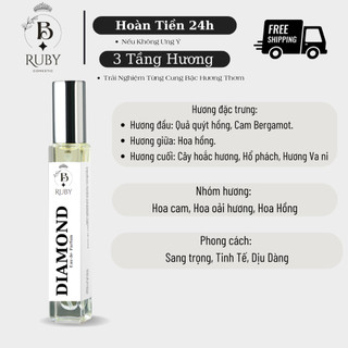 [Chai 10ml] Nước Hoa Ruby Perfume