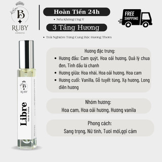 [Chai 10ml] Nước Hoa Ruby Perfume