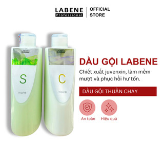Gội xả thuần chay, chiết xuất Juvenxin, làm tóc mềm mượt và phục hồi hư tổn, hương nước hoa 24h | LABENE