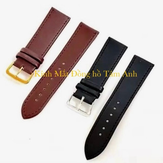 Dây da đồng hồ nam nữ dây PU mềm mại đủ size
