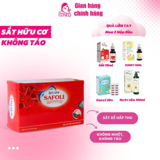 Avisure Safoli - Hộp 30/60 viên sắt hữu cơ dành cho phụ nữ mang thai
