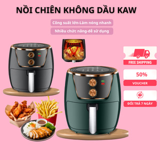Nồi Chiên Không Dầu KAW 8L Công Suất 1500W - Cam kết Hàng Chính Hãng - Bảo Hành 1 Năm