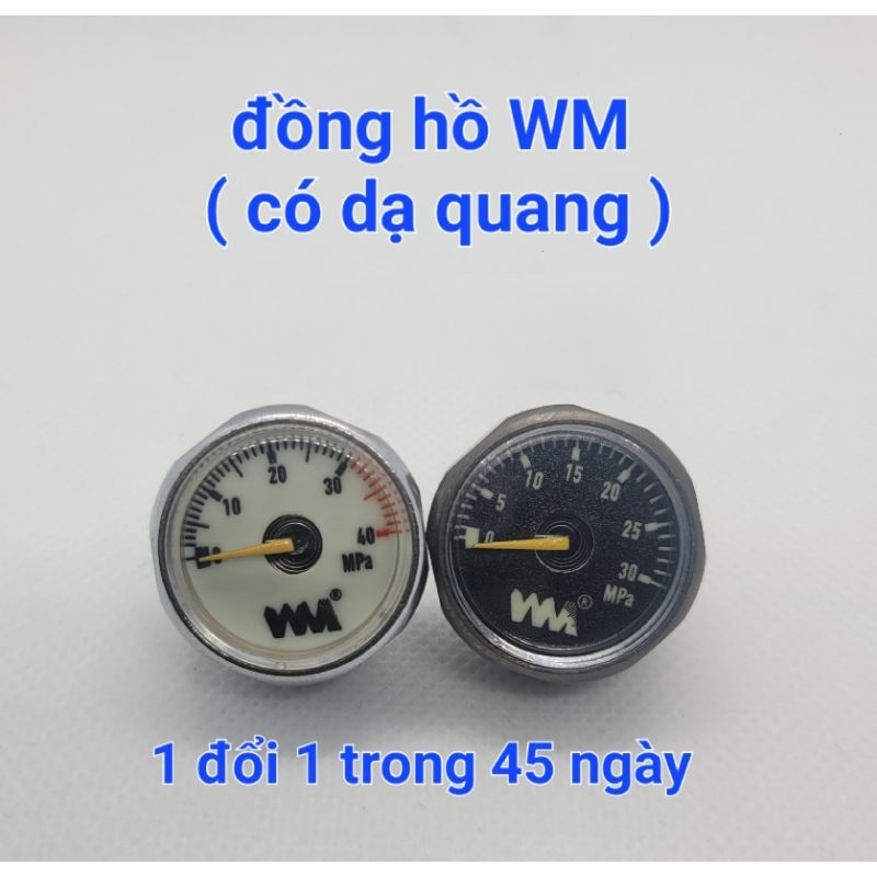 2 đồng hồ weima dạ quang trắng đen