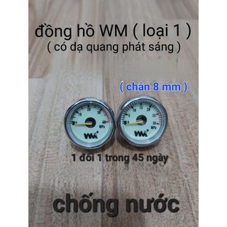 2 đồng hồ weima dạ quang trắng đen