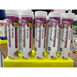 [Tuýp 20 viên] Viên C Sủi MULTIVITAMIN PLUS Vị Chanh Leo - Hỗ trợ tăng sức đề kháng, bổ sung khoáng chất cho cơ thể khoẻ