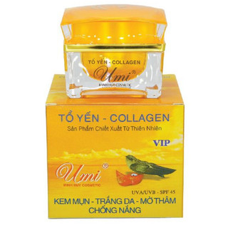 Kem Umi Yến Đỏ COLLAGEN Mụn Thâm Trắng Da