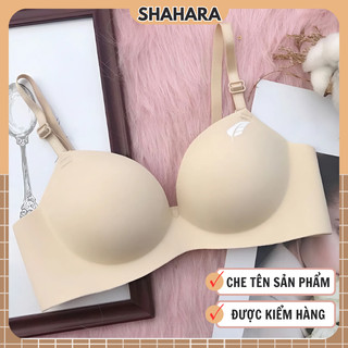  Áo Lót Nữ Áo Ngực Đúc Su Lông Vũ Không Gọng Đệm Dày Nâng Ngực Chống Xệ Shahara Anm-42 