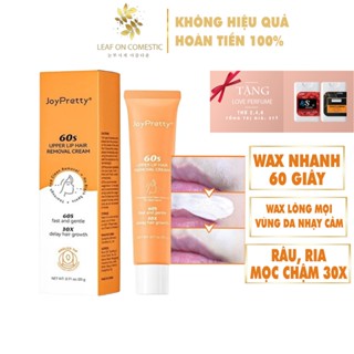 Kem wax lông râu ria mép dành riêng cho bà bầu LEAF ON, triệt lông an toàn nhanh chỉ 60 giây