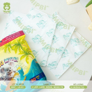 Miếng Lót Phân Xu/ Giấy Lót Phân Xu Mipbi 3 Lớp Siêu Thấm Cho Bé