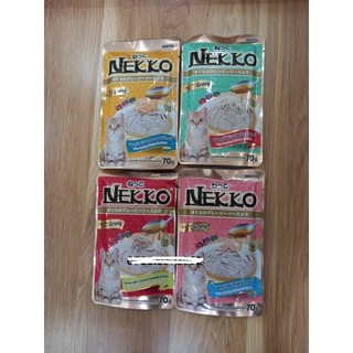 Pate cho mèo Nekko dạng thạch và nước sốt được chọn vị