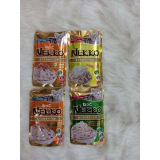 Pate cho mèo Nekko dạng thạch và nước sốt được chọn vị