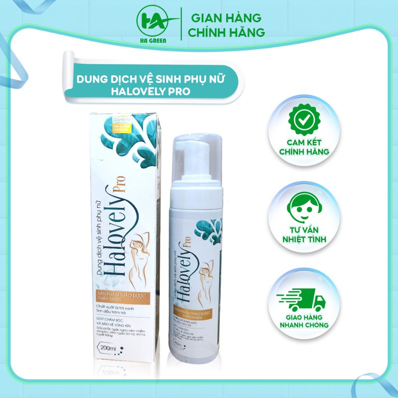 Dung dịch vệ sinh phụ nữ Halovely 200ml