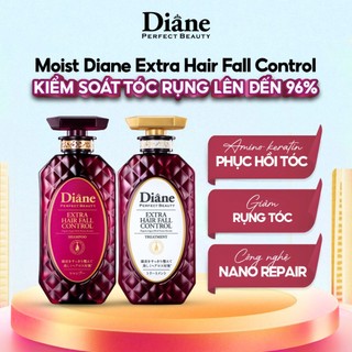 Dầu Gội Dầu Xả Kiểm Soát, Ngăn Ngừa Rụng Tóc Lên Đến 96% - Moist Diane Extra Hair Fall Control