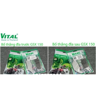 Má phanh , bố thắng gsx r150 , gsx s150 trước sau - chính hãng thái lan thương hiệu vital