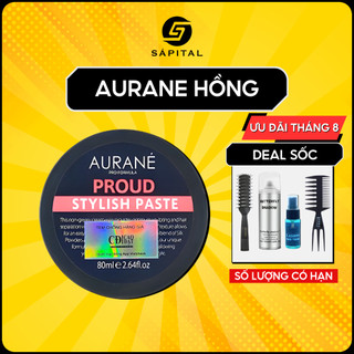 Sáp Vuốt tóc Aurané Proud Stylish Paste 80ml | Sáp Aurane đỏ phù hợp tóc mỏng khô xơ - Chính hãng