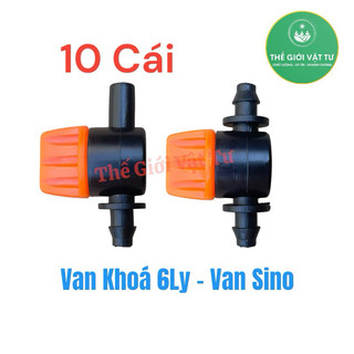 10 cái van khởi thủy, van khóa ống 6mm