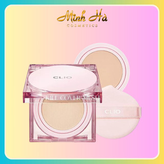 Phấn nước Clio Kill Cover Mesh Glow Cushion SPF50+ 15gx2 che phủ tốt, căng bóng da