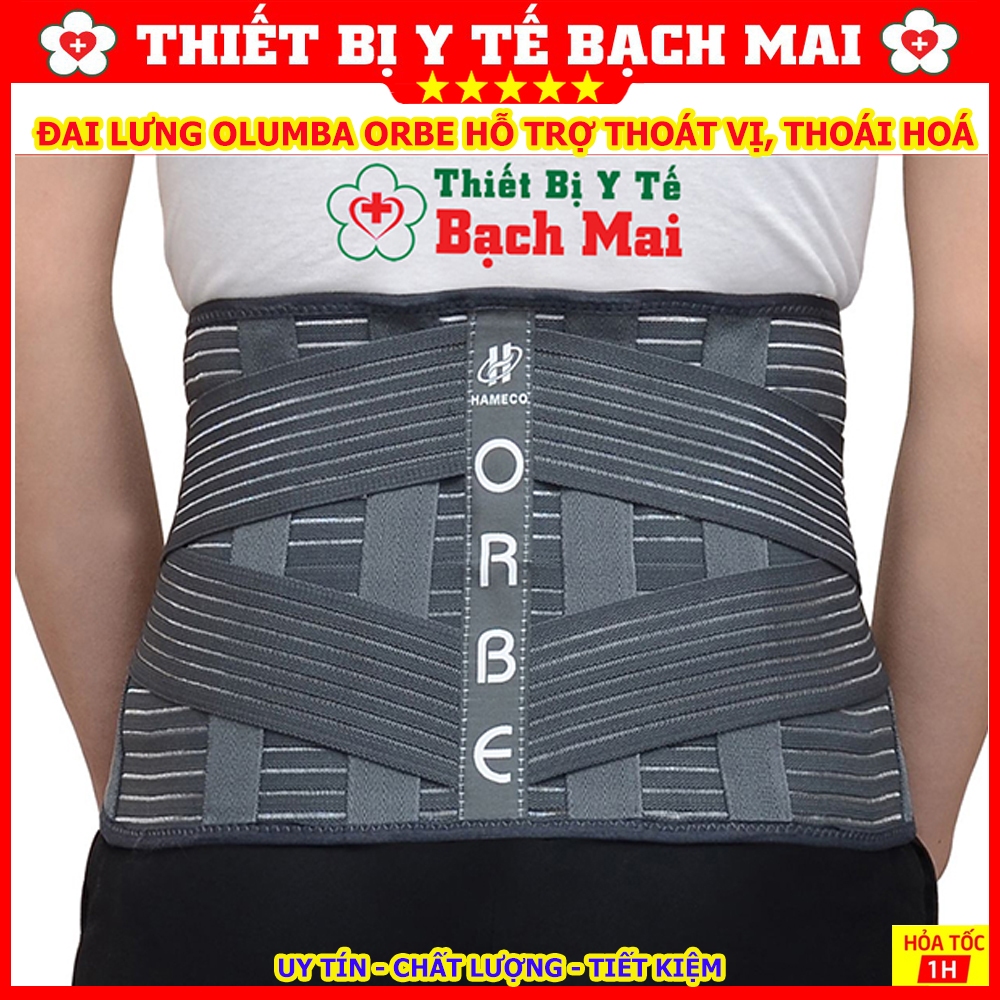 [Chính hãng] Đai Lưng Olumba Orbe Cao Cấp Hỗ Trợ Cột Sống, Thoát Vị Đĩa Đệm