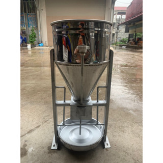 Máng tự động cho heo ăn loại 1 bao - 25kg cám chất liệu INOX 430 chân kẽm