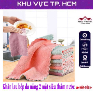 [FreeShip HCM] Khăn lau bếp đa năng 2 mặt siêu thấm nước