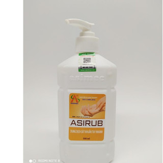 Nước rửa tay Asirub chai 500ml-Hàng chính hãng công ty