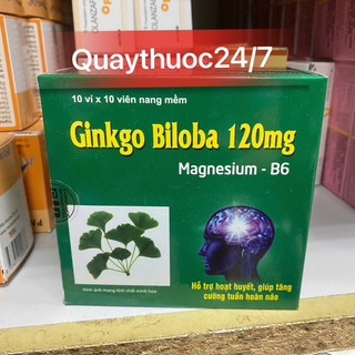 ✅VIÊN UỐNG BỔ NÃO GINKGO BILOBA 120MG (sản phẩm này ko phải là thuốc không có tác dụng thay thế thuốc chữa bệnh)