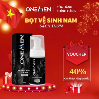 Bọt Vệ Sinh Nam Giới OneMen Dung Dịch Vệ Sinh Nam Tạo Bọt (100ml) Hương Nước Hoa Unisex