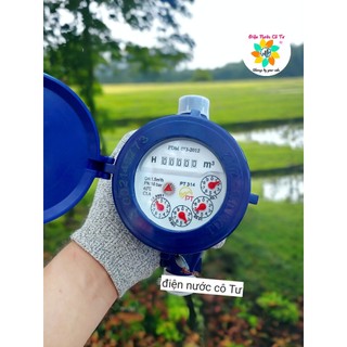 Đồng hồ nước nhựa cao cấp ABS Phú Thịnh bảo hành 12 tháng (có giấy kiểm định) - đồng hồ nước cho nhà trọ chung cư