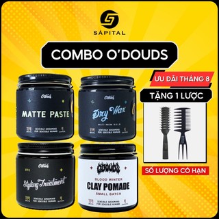 Sáp vuốt tóc O'douds Matte Paste|Dry Wax|Styling Treatment 113g - Nhập khẩu Mỹ - Thành phần tự nhiên