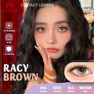 Lens Mắt Kính Áp Tròng Racy Brown 14.2mm