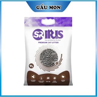 (Hỏa tốc) Cát Iris CÁT ĐẤT SÉT CHO MÈO 9L - KHÔNG BỤI, VÓN TỐT