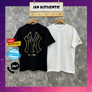 Áo Thun NEW ERA NY Viền Vàng Auth | Jan.Authentic