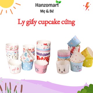 Cup giấy cứng làm bánh cho bé ăn dặm 5cm ( 1 cái)