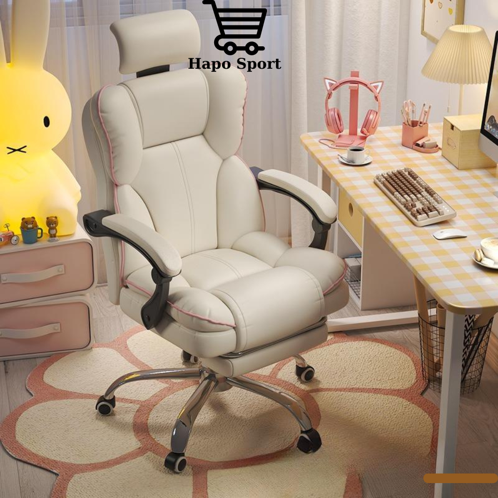 Ghế Gaming Công Thái Học Tựa Đầu Cao Cấp, Ghế Game Xoay 360 Độ Hàng Nhập Khẩu Có Thể Thay Đổi Màu Ghế